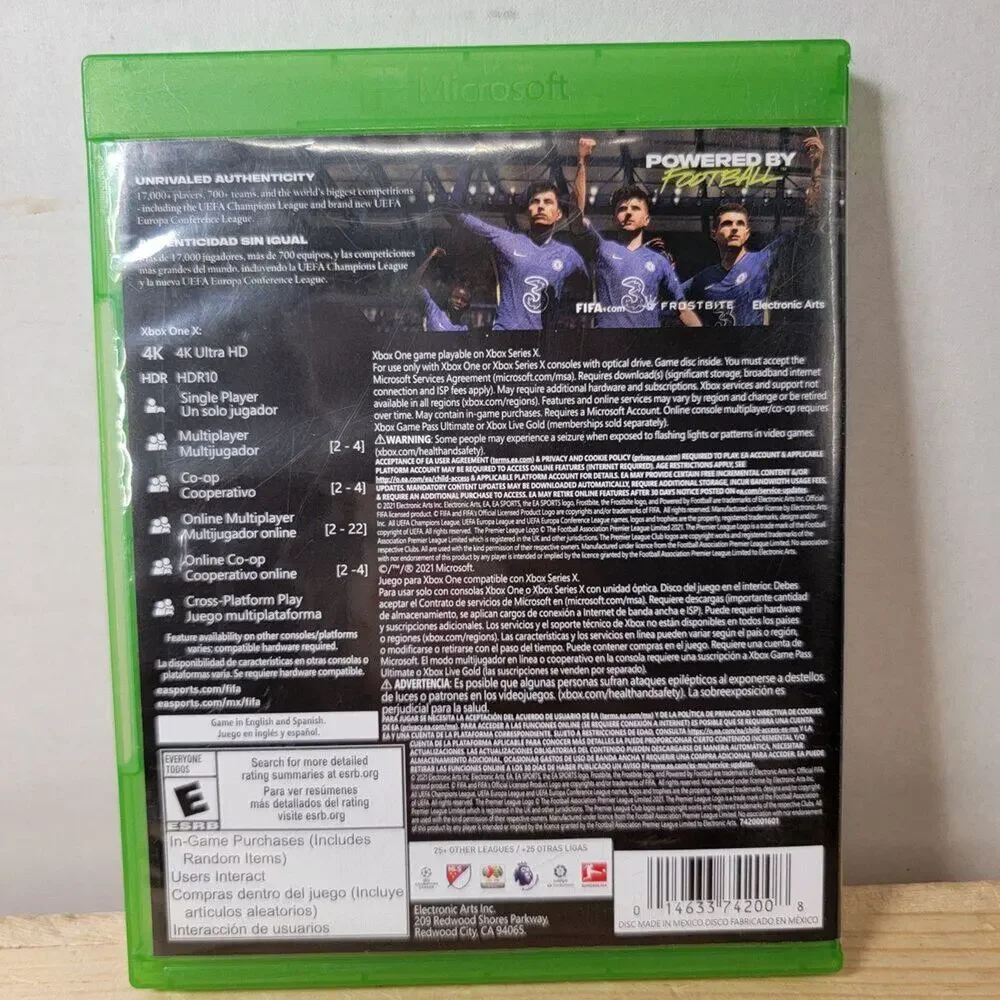 XBOX One FIFA 22 (No Book)